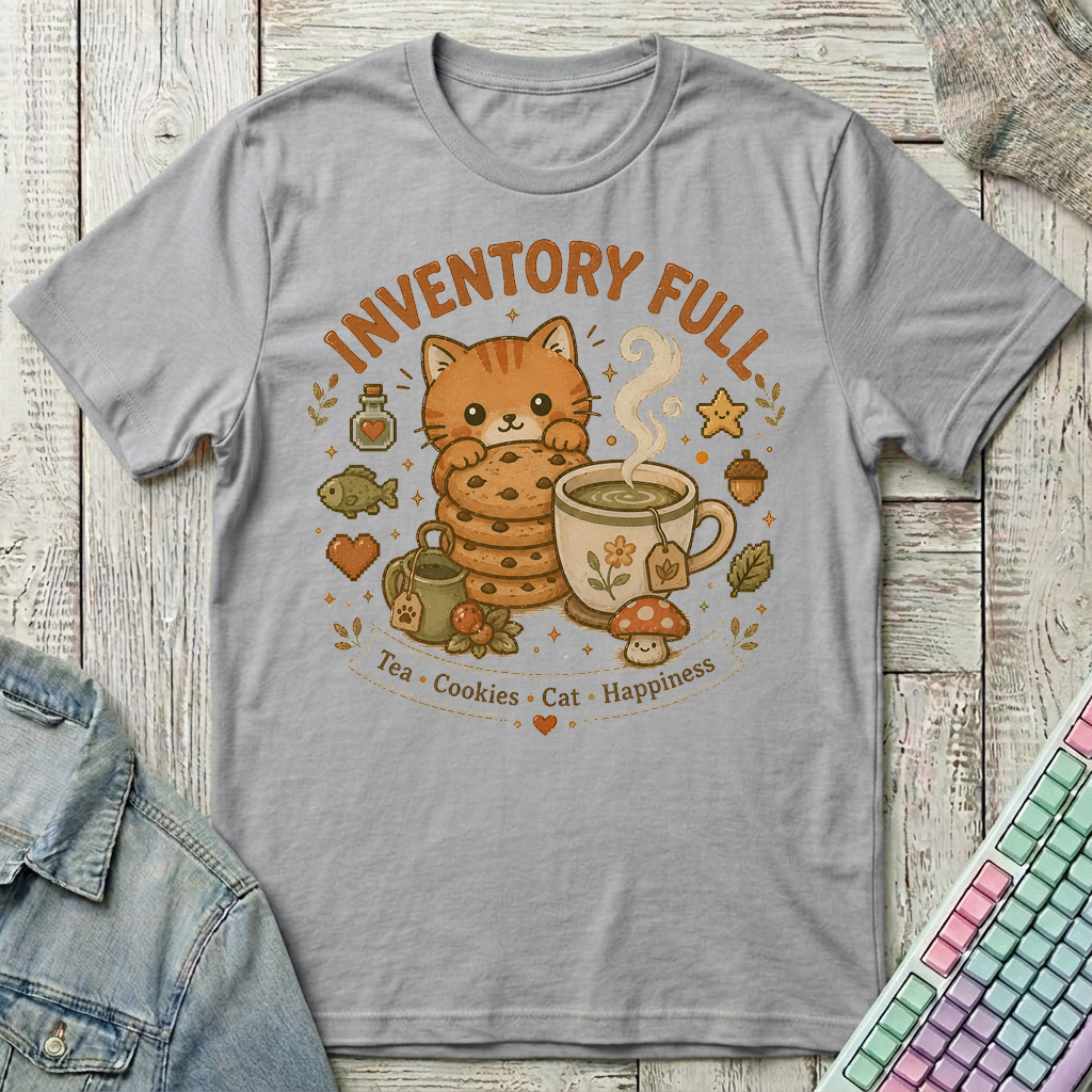 Inventory Full T-Shirt - Inventory Full_sport_grey