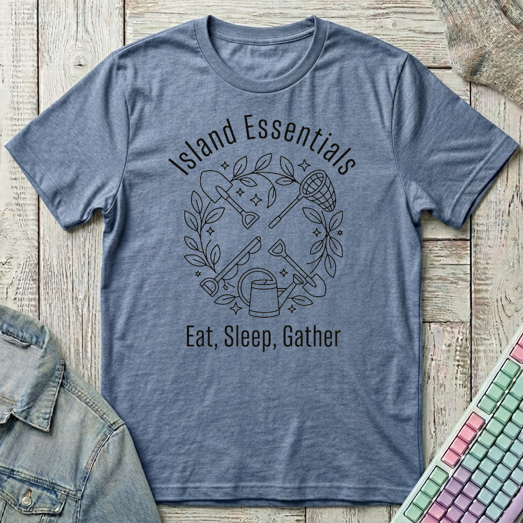 Island Essentials T-Shirt - Island Essentials_heather_indigo