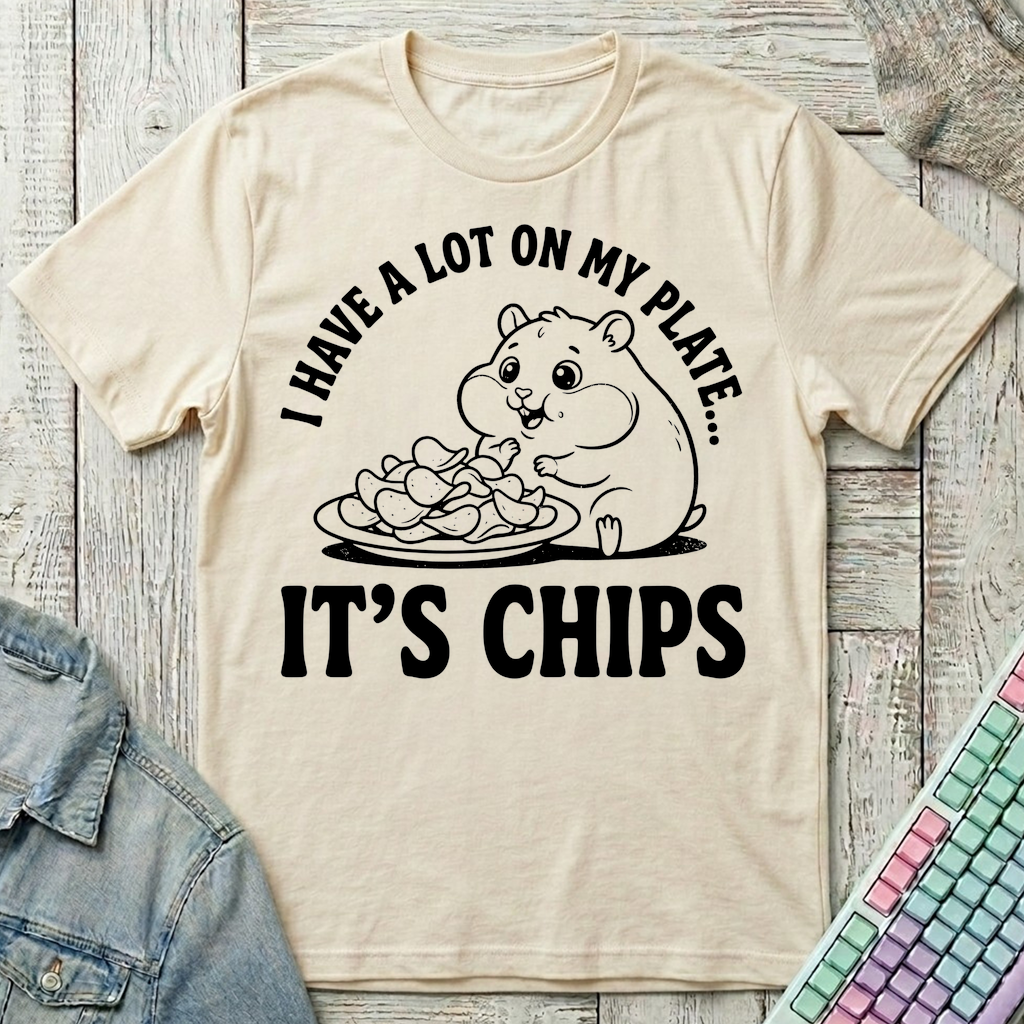 It's Chips T-Shirt - It's Chips_natural