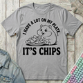 It's Chips T-Shirt - It's Chips_sport_grey