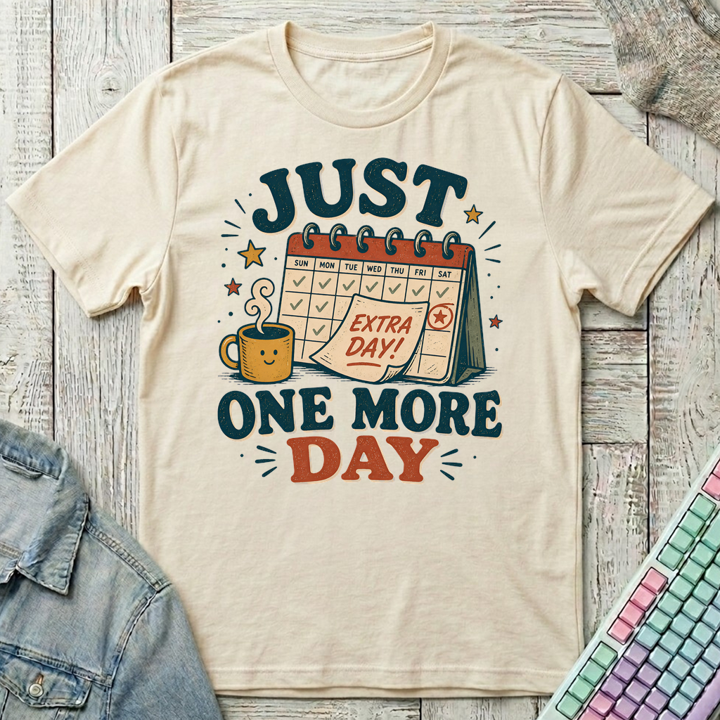 Just One More Day T-Shirt - Just One More Day_natural
