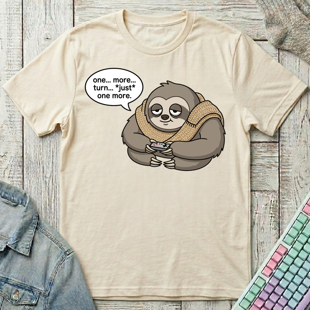 Just One More Turn T-Shirt - Just One More Turn_natural
