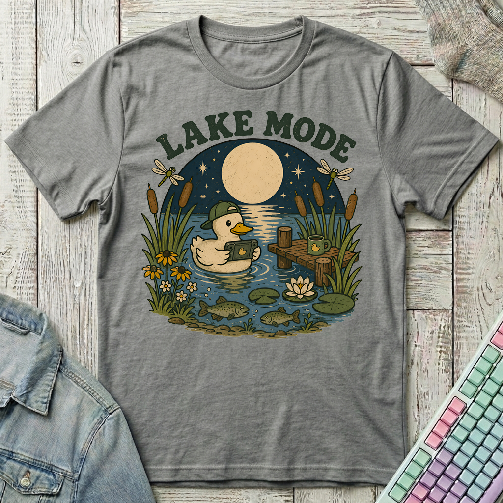 Lake Mode T-Shirt - Lake Mode_graphite_heather