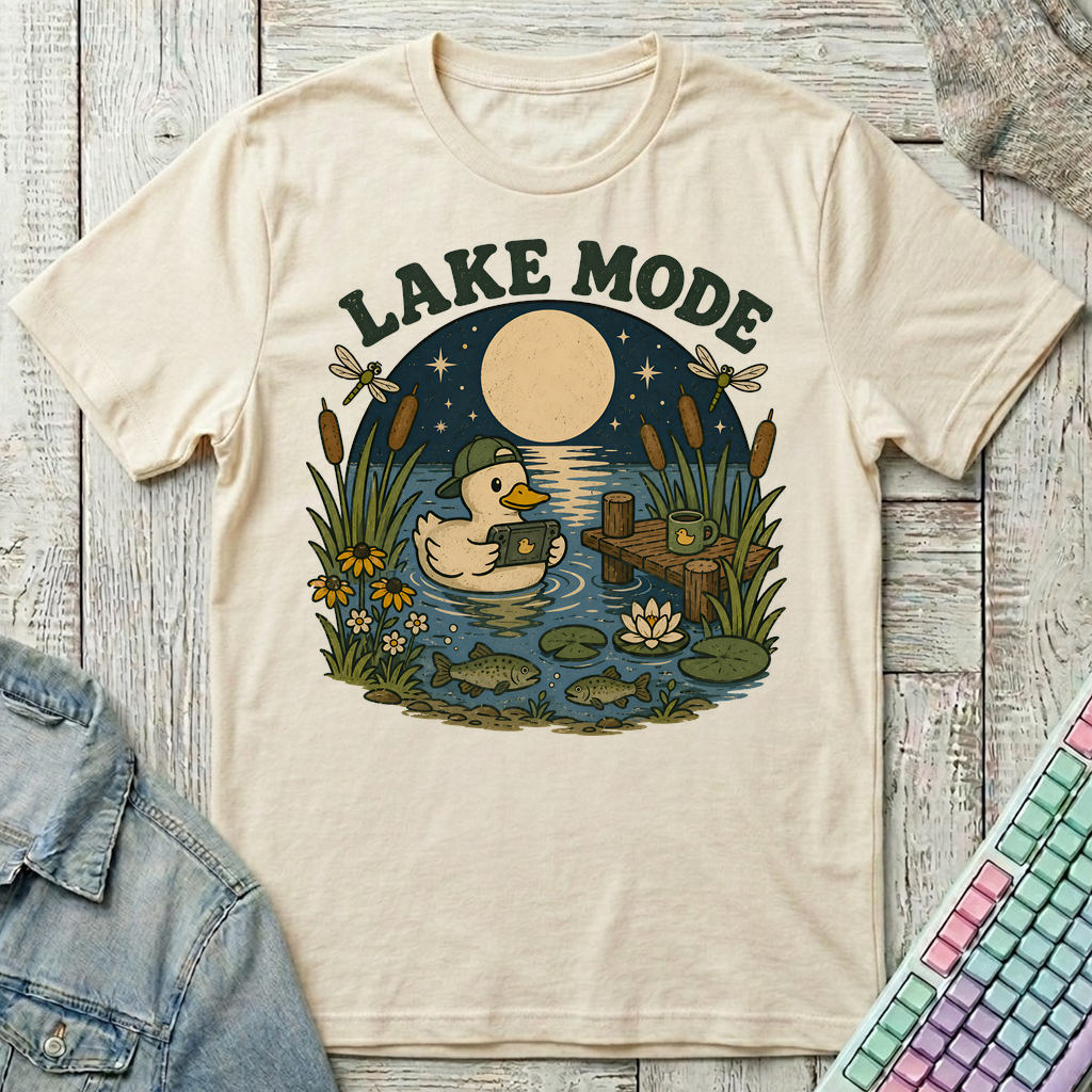 Lake Mode T-Shirt - Lake Mode_natural