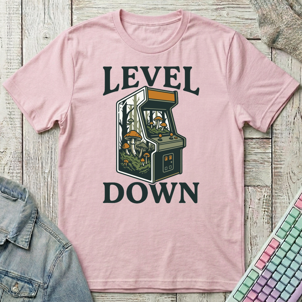 Level Down T-Shirt - Level Down_light_pink