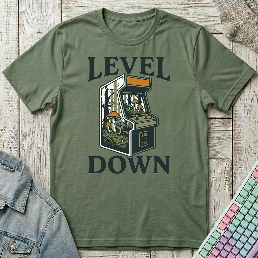Level Down T-Shirt - Level Down_military_green