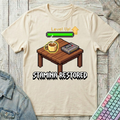Level Up Your Stamina T-Shirt - Level Up Your Stamina_natural