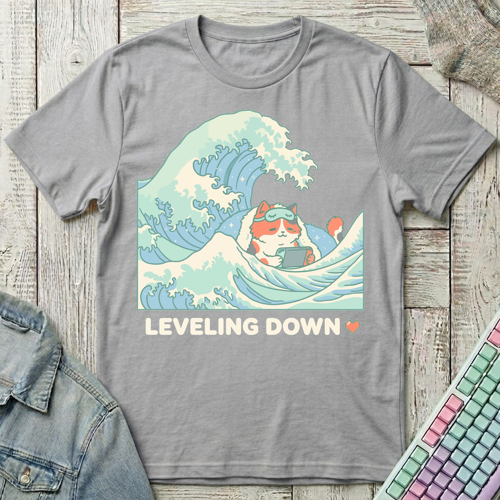 Leveling Down T-Shirt - Leveling Down_sport_grey