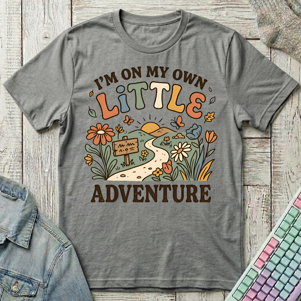 Little Adventure T-Shirt - Little Adventure_graphite_heather