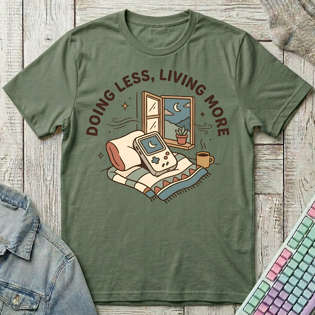 Living More T-Shirt - Living More_military_green