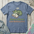 Low Battery Nap T-Shirt - Low Battery Nap_heather_indigo