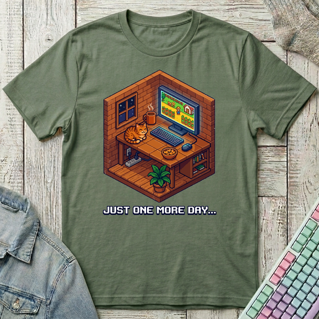 Midnight Farm Session T-Shirt - Midnight Farm Session_military_green