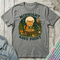 Midnight Save Point T-Shirt - Midnight Save Point_graphite_heather