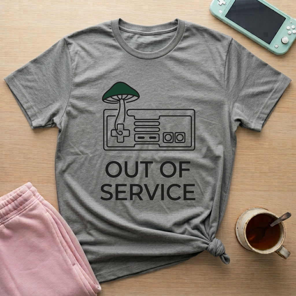Mushroom Mode T-Shirt - Mushroom Mode_graphite_heather