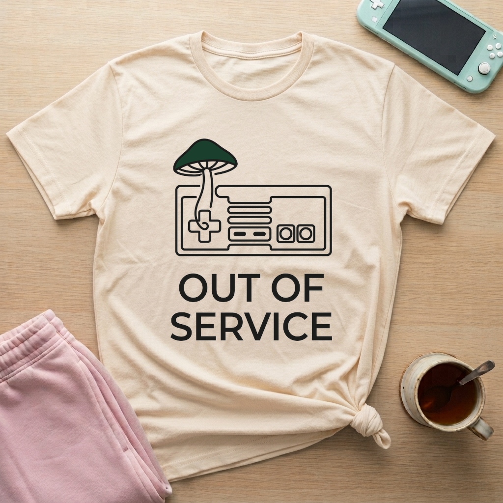 Mushroom Mode T-Shirt - Mushroom Mode_natural