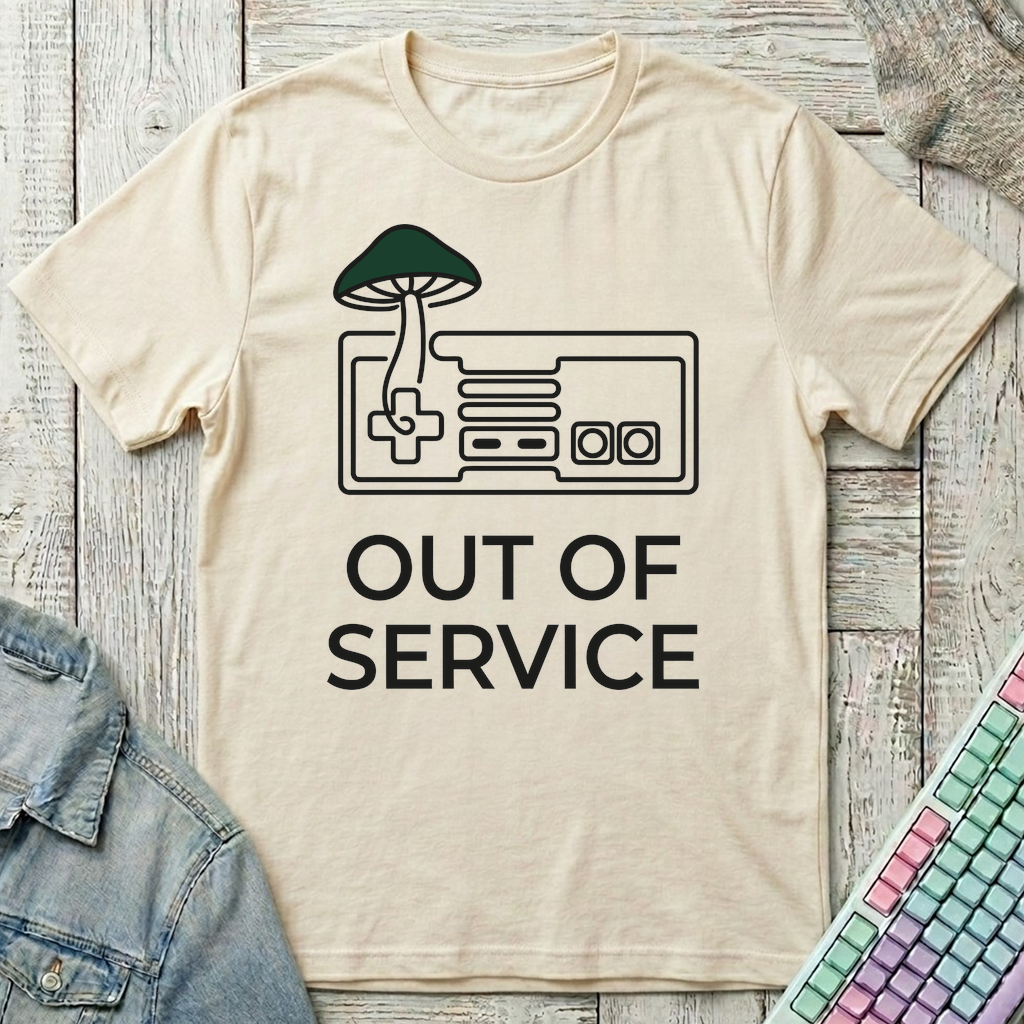 Mushroom Mode T-Shirt - Mushroom Mode_natural