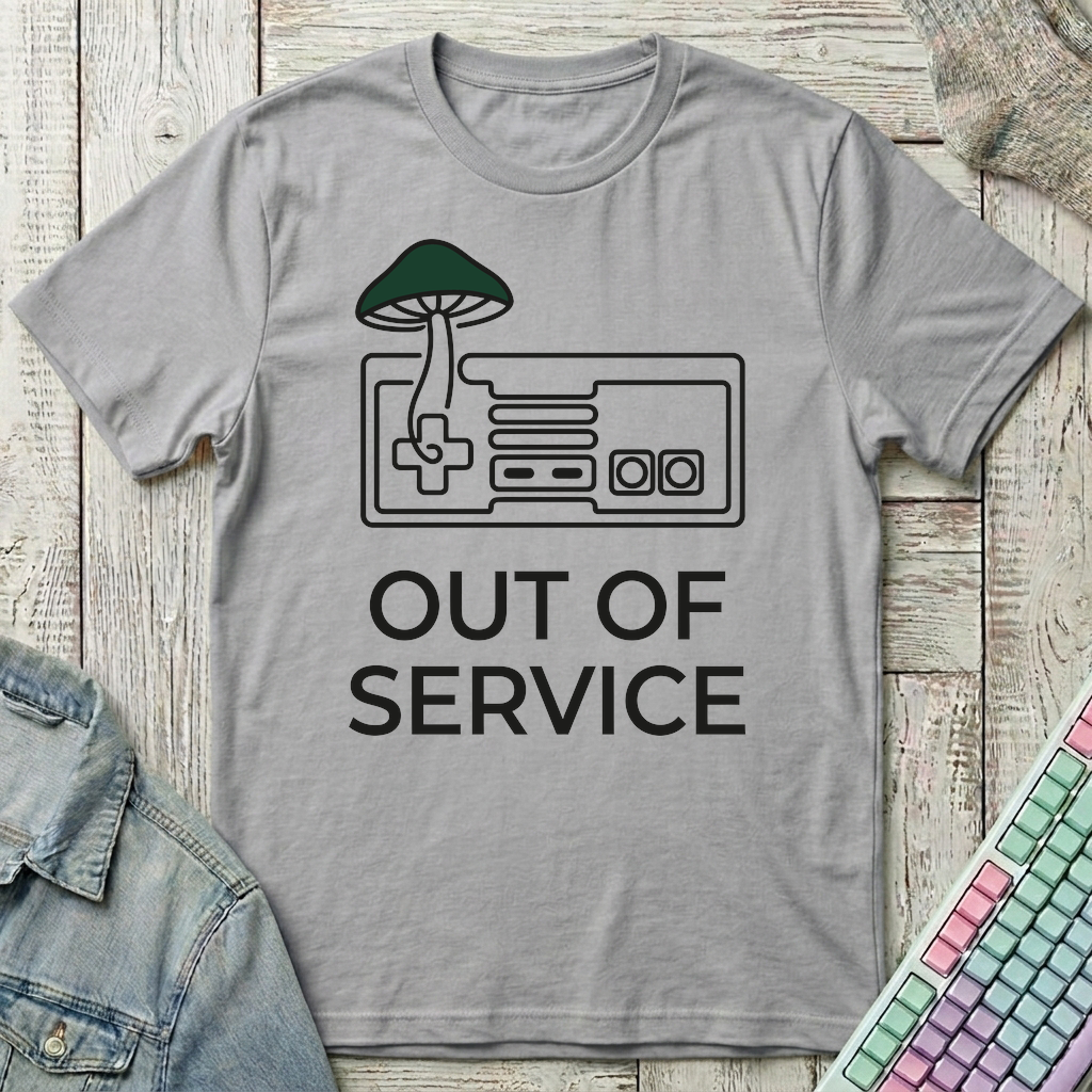 Mushroom Mode T-Shirt - Mushroom Mode_sport_grey
