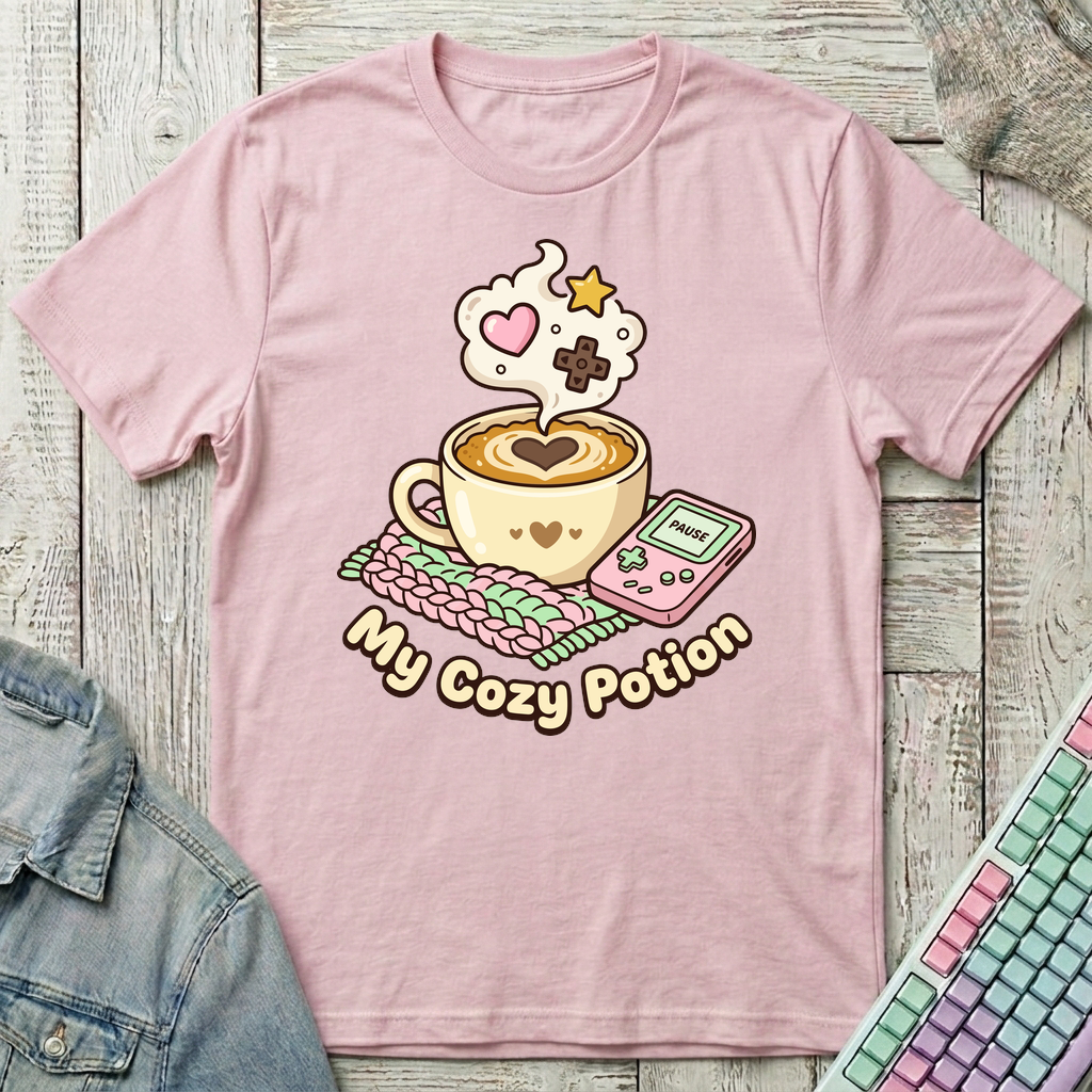 My Cozy Potion T-Shirt - My Cozy Potion_light_pink