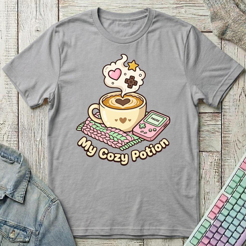 My Cozy Potion T-Shirt - My Cozy Potion_sport_grey