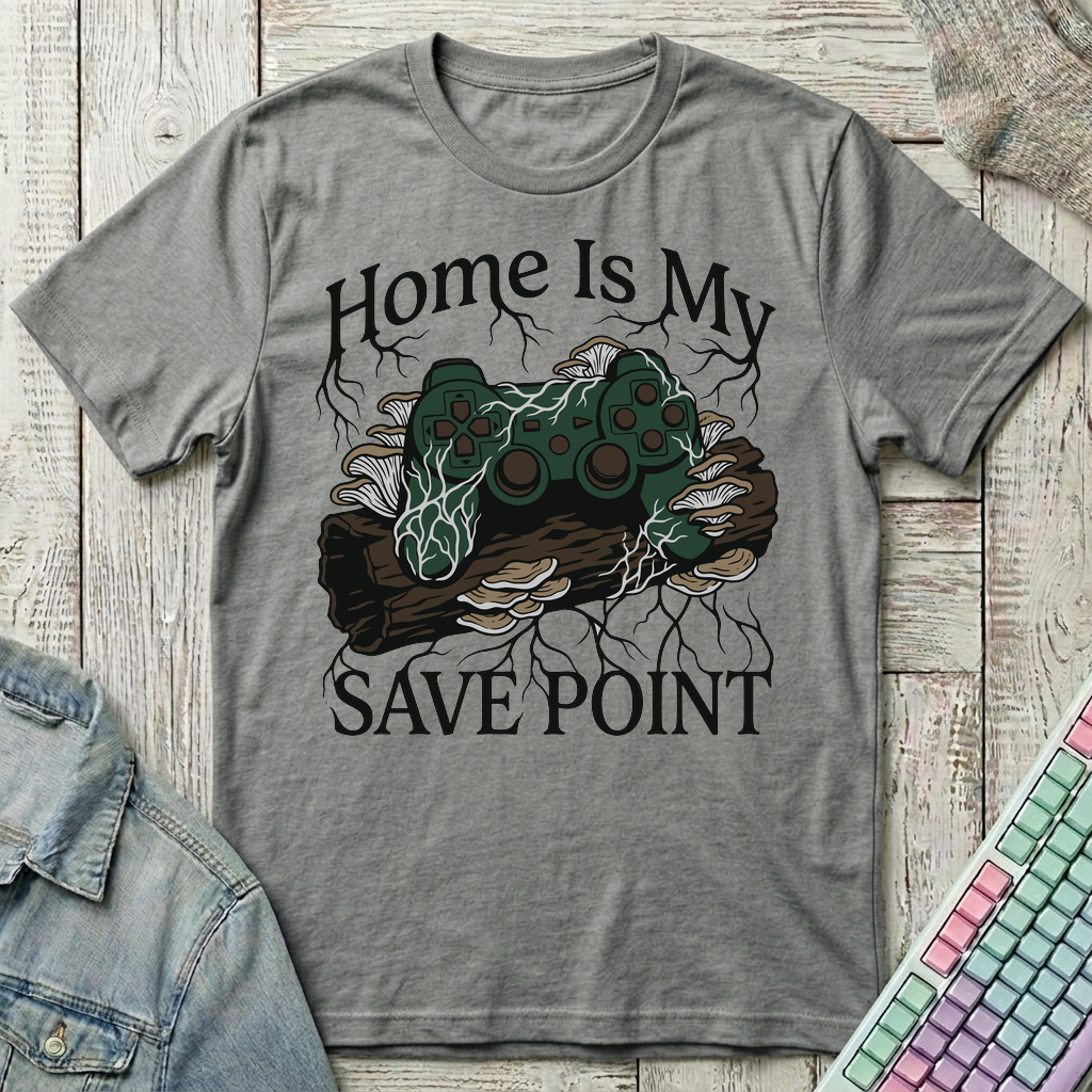 My Save Point T-Shirt - My Save Point_graphite_heather