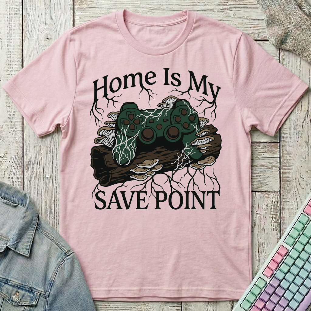 My Save Point T-Shirt - My Save Point_light_pink