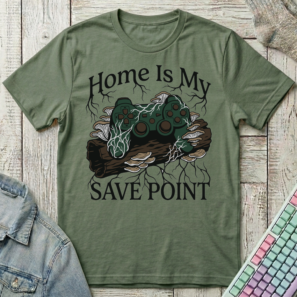 My Save Point T-Shirt - My Save Point_military_green