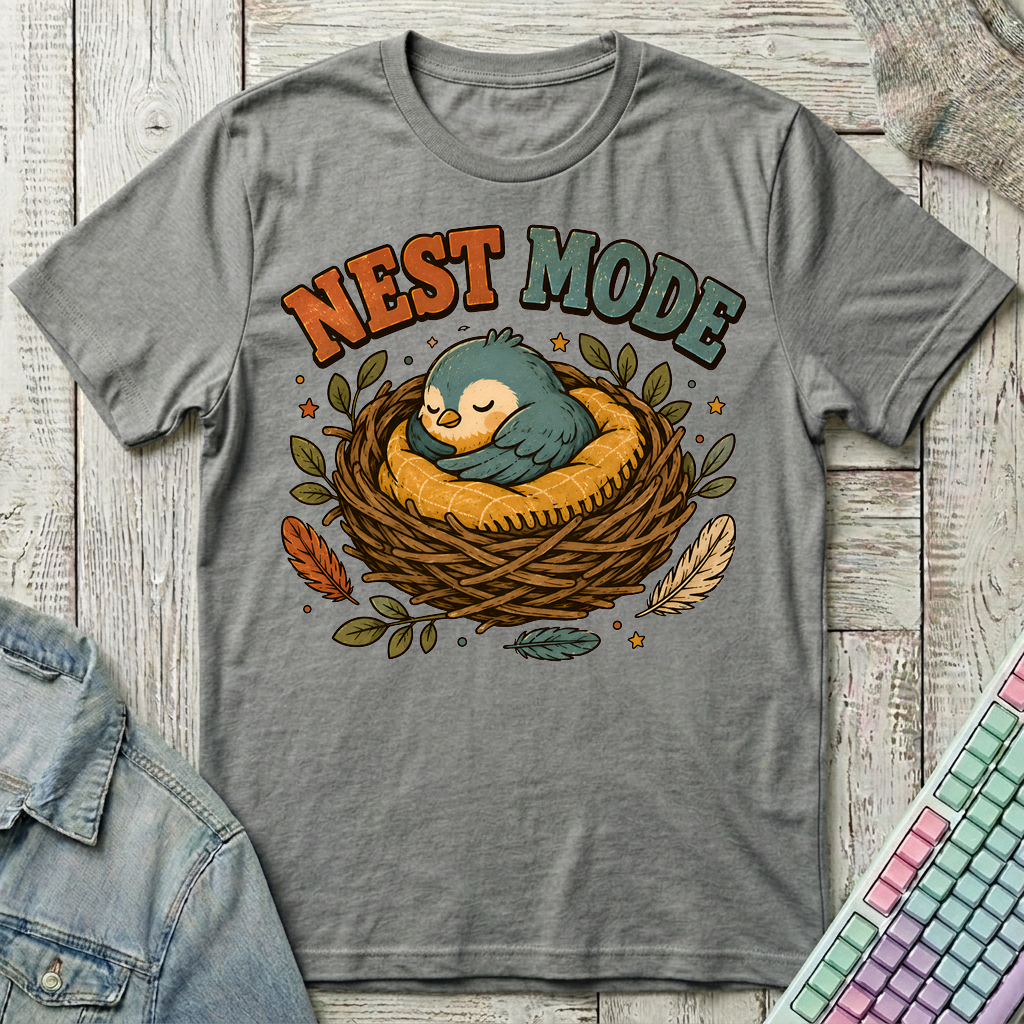 Nest Mode T-Shirt - Nest Mode_graphite_heather