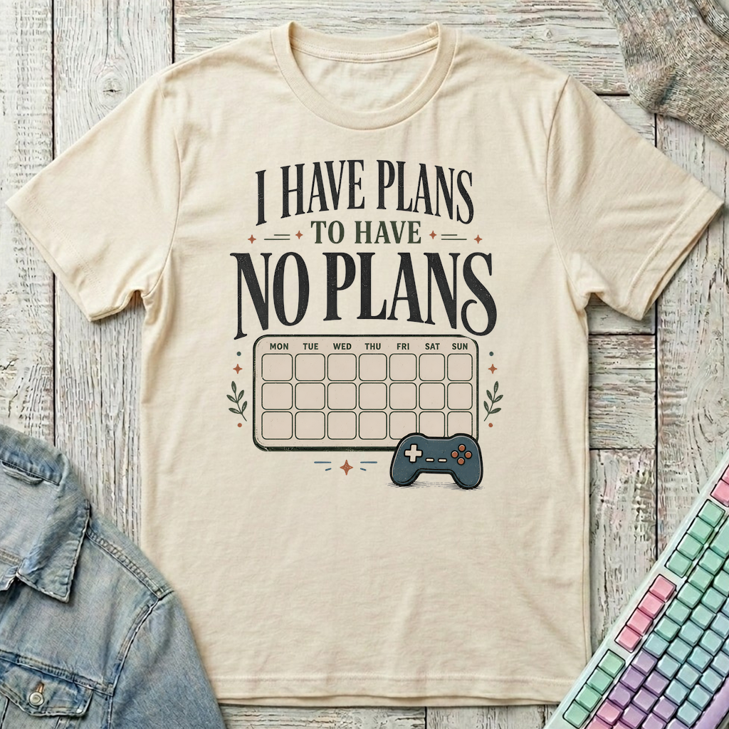 No Plans T-Shirt - No Plans_natural