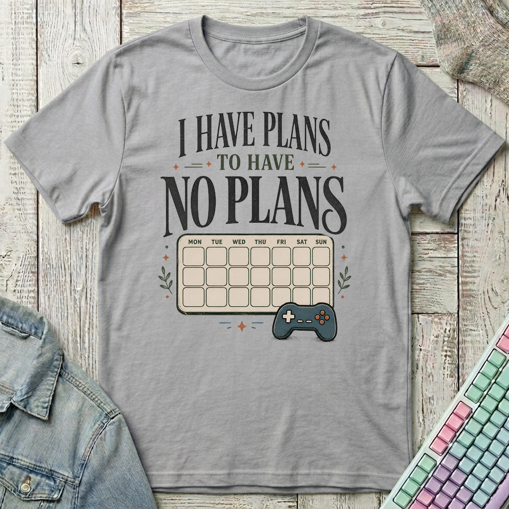No Plans T-Shirt - No Plans_sport_grey