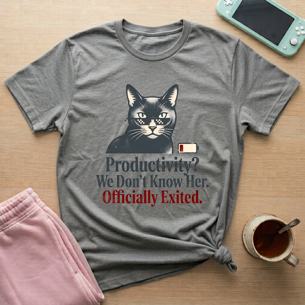 Officially Exited T-Shirt - Officially Exited_graphite_heather