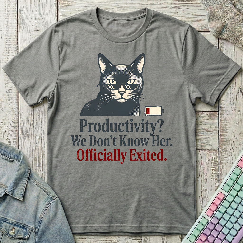 Officially Exited T-Shirt - Officially Exited_graphite_heather