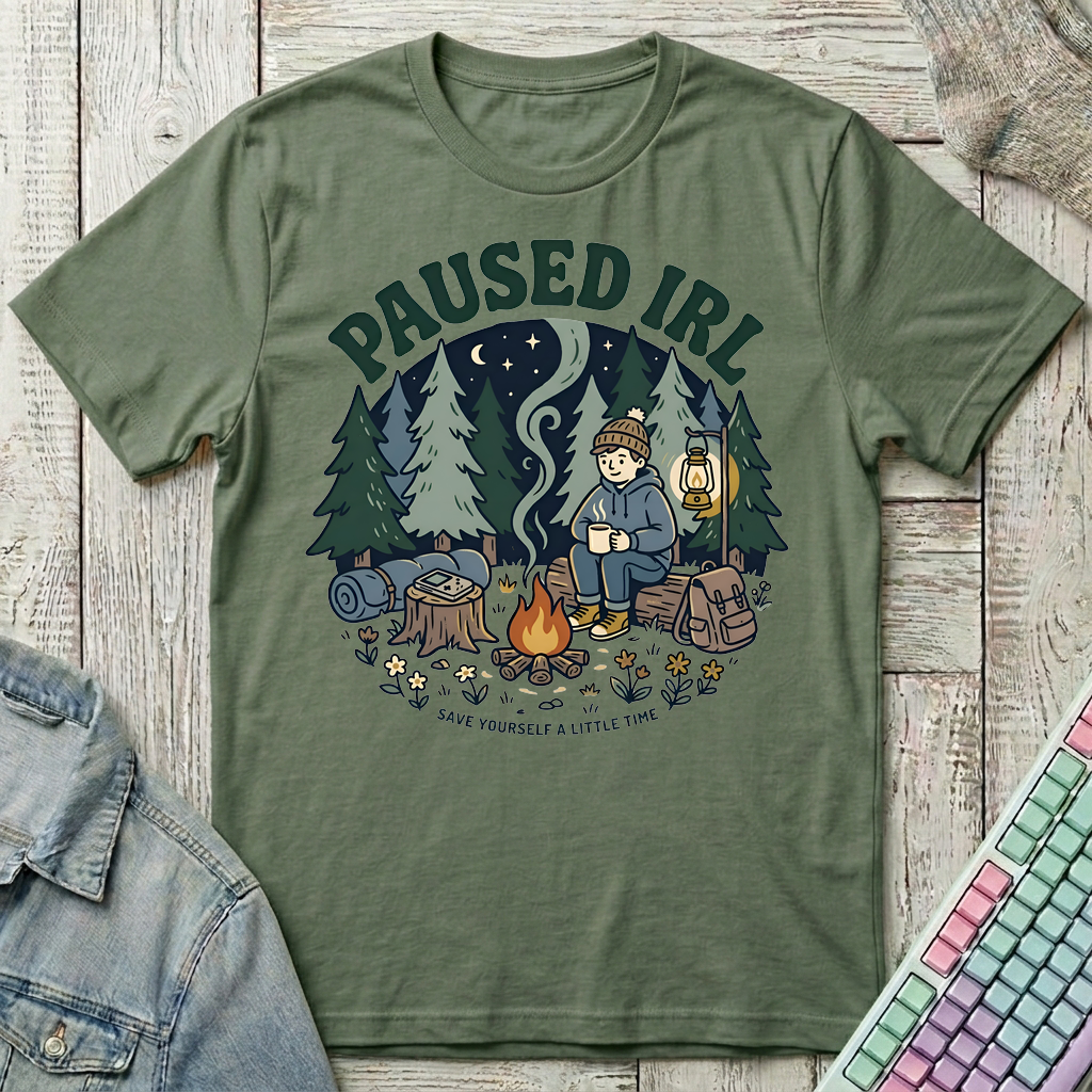 Offline Adventure T-Shirt - Offline Adventure_military_green