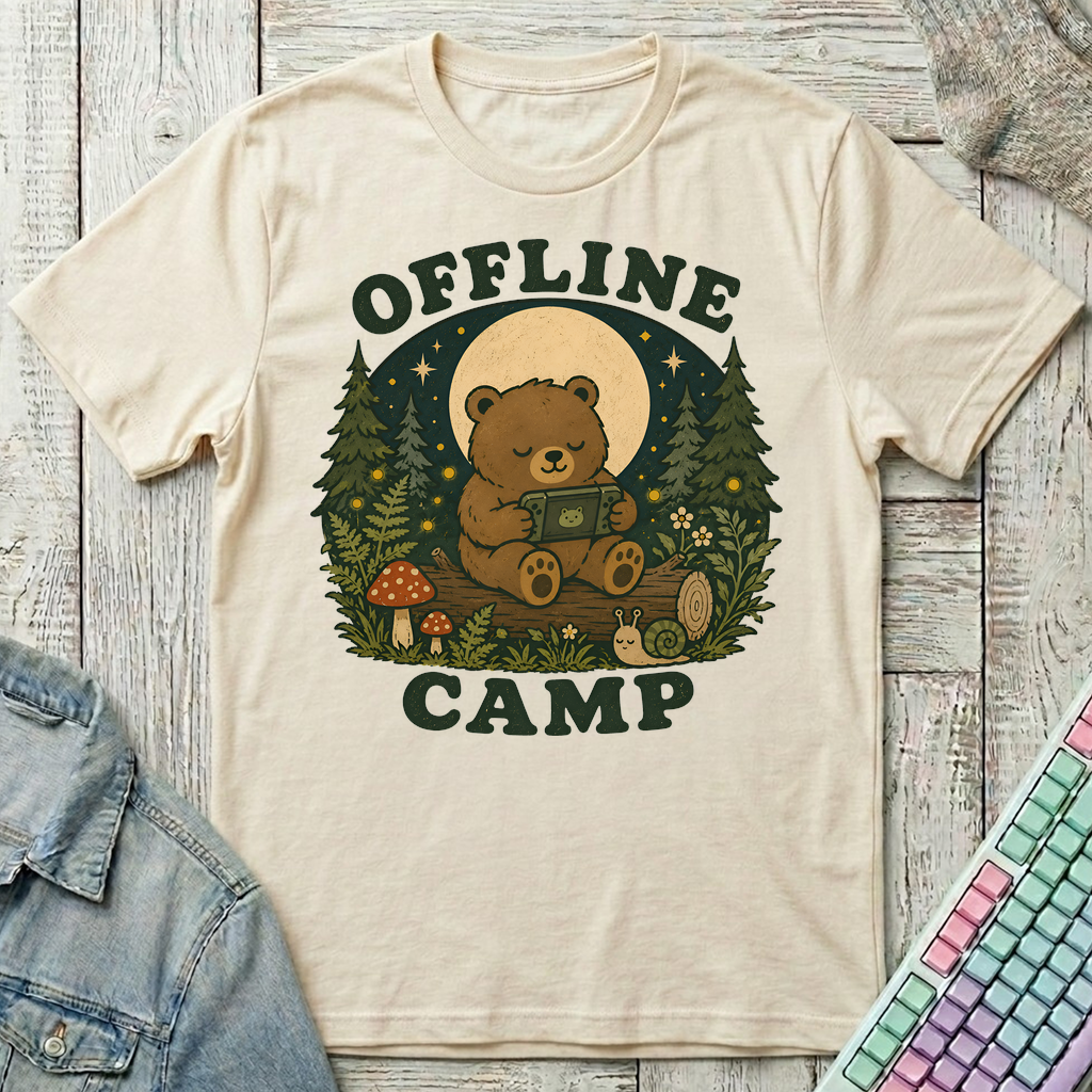 Offline Camp T-Shirt - Offline Camp_natural