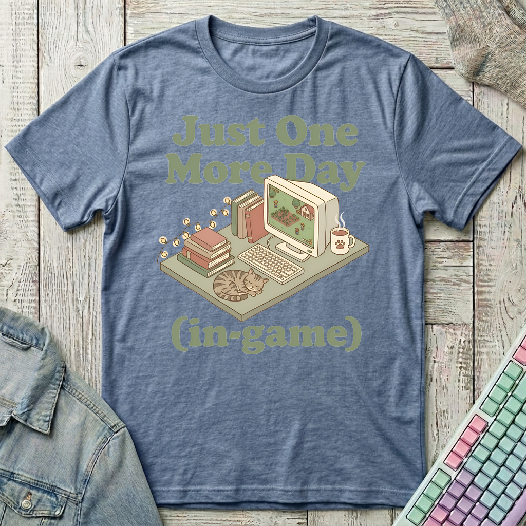 One More Day In-Game T-Shirt - One More Day In-Game_heather_indigo