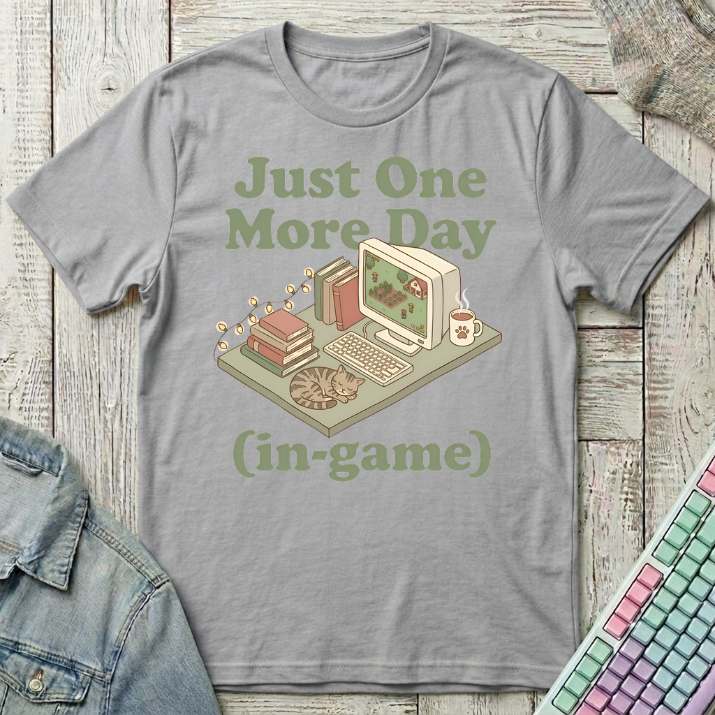 One More Day In-Game T-Shirt - One More Day In-Game_sport_grey