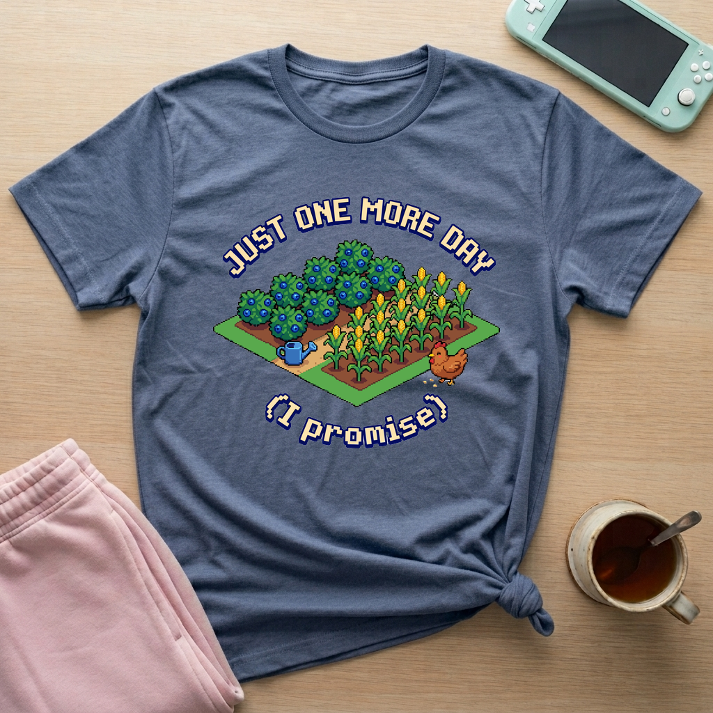 One More Harvest T-Shirt - One More Harvest_heather_indigo