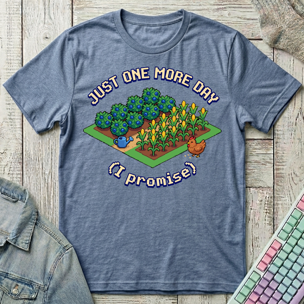 One More Harvest T-Shirt - One More Harvest_heather_indigo