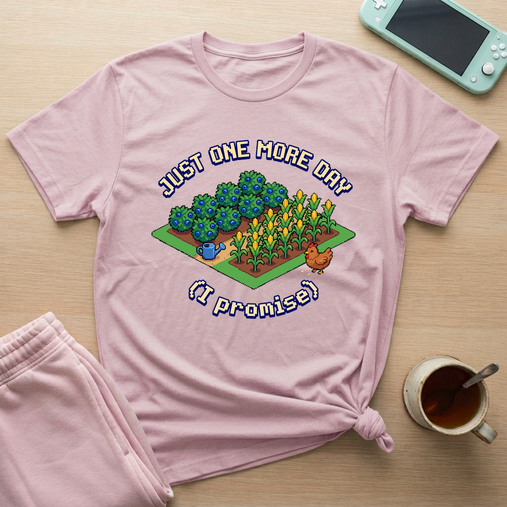 One More Harvest T-Shirt - One More Harvest_light_pink