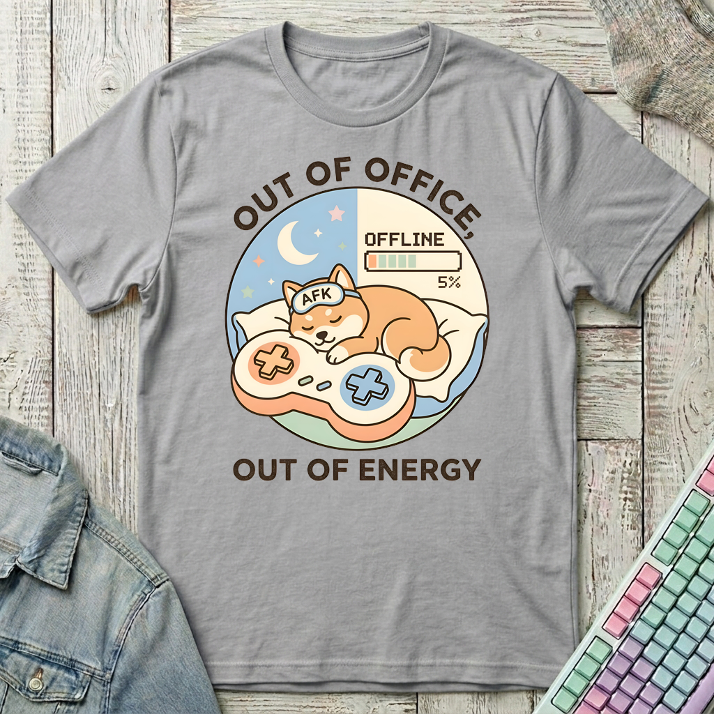 Out Of Energy T-Shirt - Out Of Energy_sport_grey