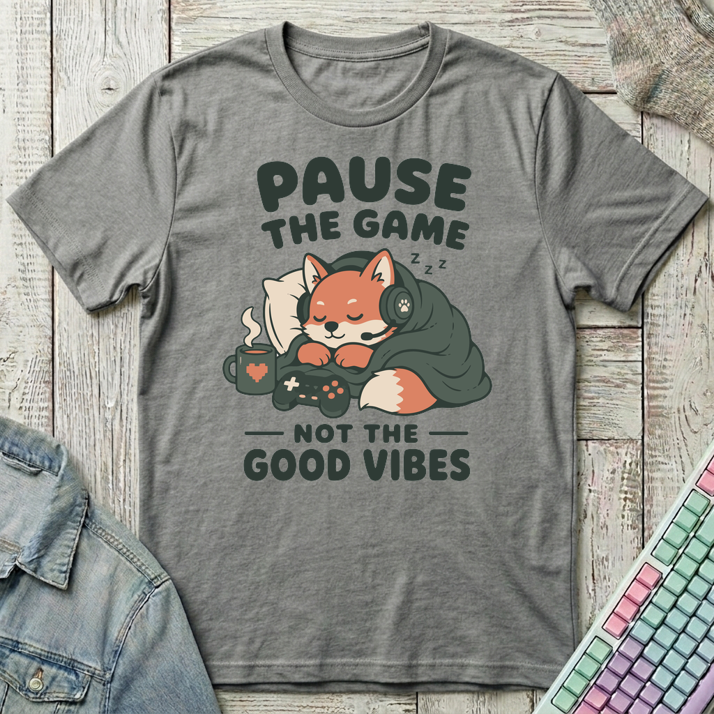 Pause The Game T-Shirt - Pause The Game_graphite_heather