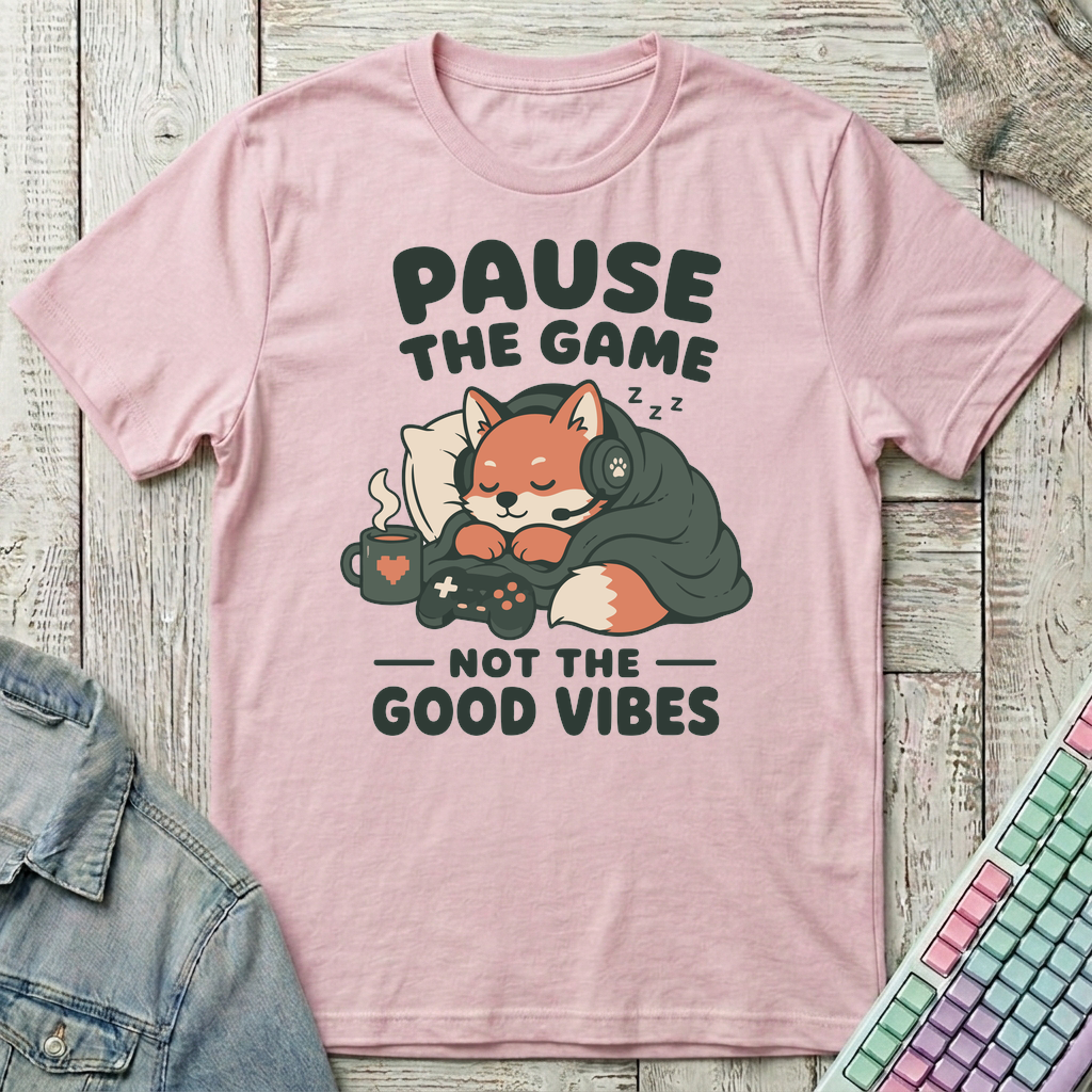 Pause The Game T-Shirt - Pause The Game_light_pink