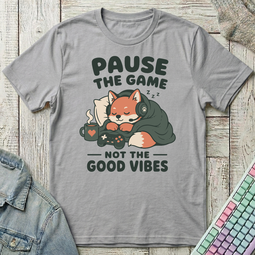 Pause The Game T-Shirt - Pause The Game_sport_grey