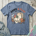 Paws & Play T-Shirt - Paws & Play_heather_indigo