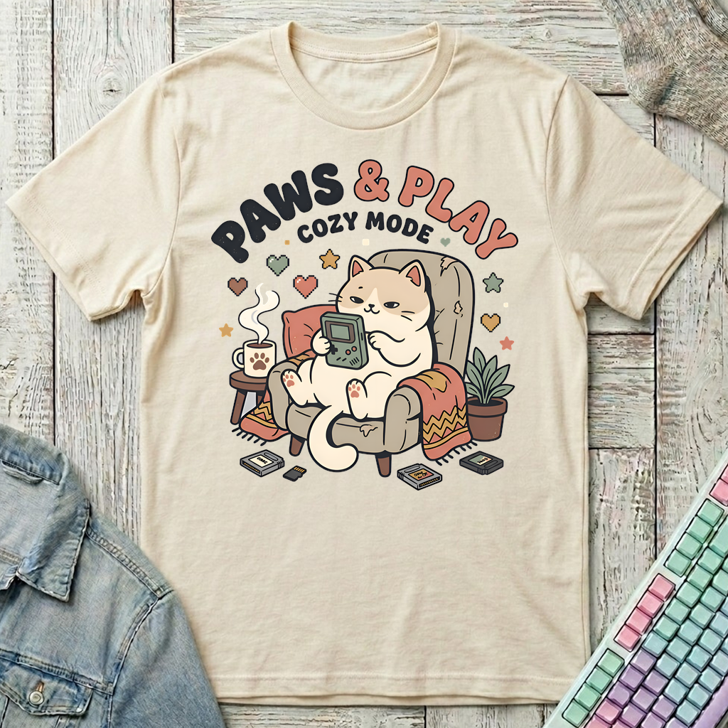 Paws & Play T-Shirt - Paws & Play_natural