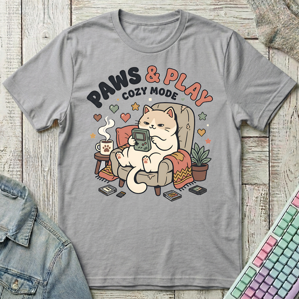 Paws & Play T-Shirt - Paws & Play_sport_grey