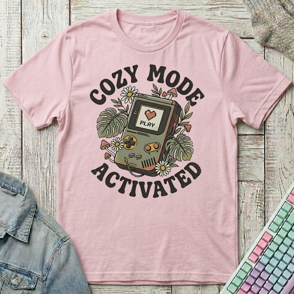 Pixel Garden T-Shirt - Pixel Garden_light_pink
