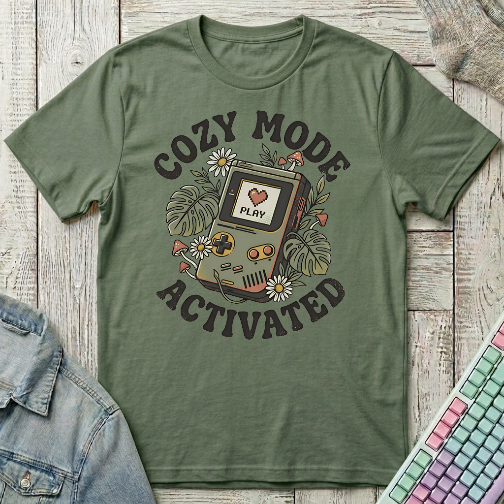 Pixel Garden T-Shirt - Pixel Garden_military_green
