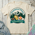 Pixel Pines Campout T-Shirt - Pixel Pines Campout_natural
