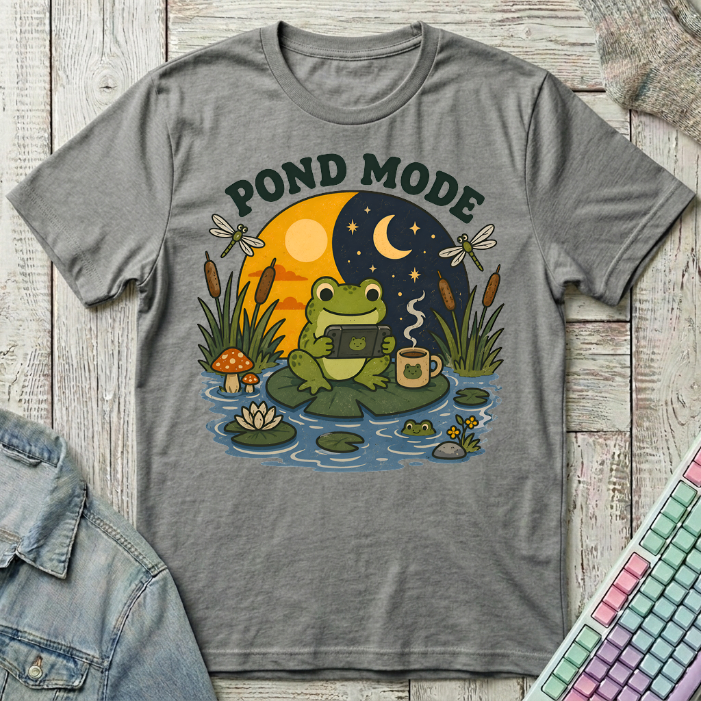 Pond Mode T-Shirt - Pond Mode_graphite_heather