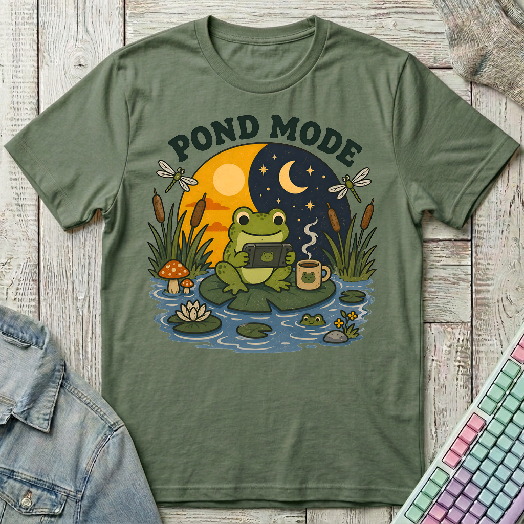 Pond Mode T-Shirt - Pond Mode_military_green